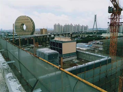 中央空调冷却塔噪声来源及降噪治理方法,中央空调冷却塔图片