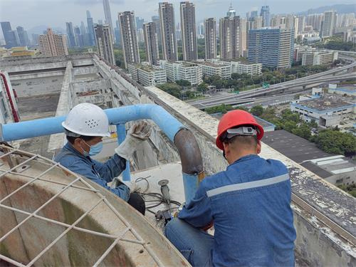 工业生产圆形冷却塔出现噪音的解决方法